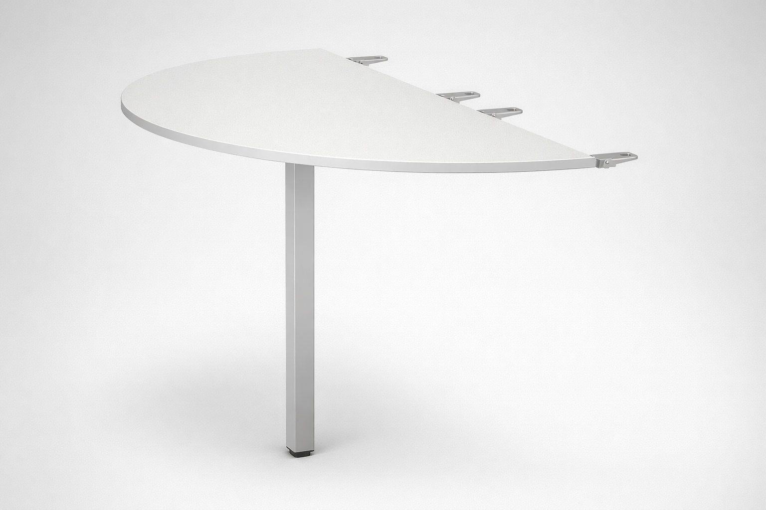 Office table Łącznik półokrągły 80 - repeatable workstations, linked tabletops und easier