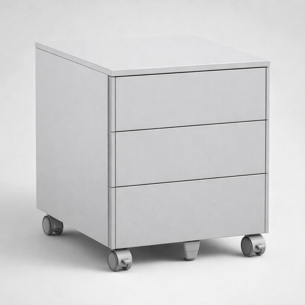 Desk-side pedestal Szafka przybiurkowa Szpp 530 - fronty z płyty - fast access to Dokumente, supplies und daily equipment