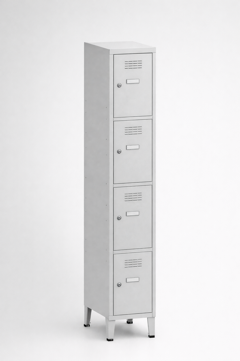 Schließfachschrank SUS 314 W st – auf Füßen - die klare Aufteilung persönlicher Fächer in gemeinsam