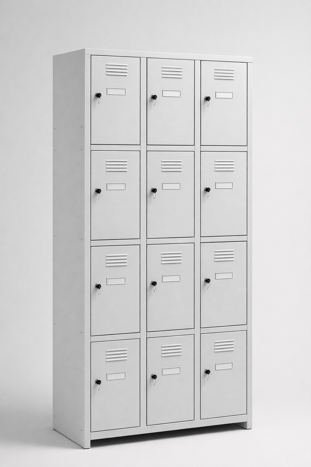 Schließfachschrank SUS 334 W st - die klare Aufteilung persönlicher Fächer in gemeinsam