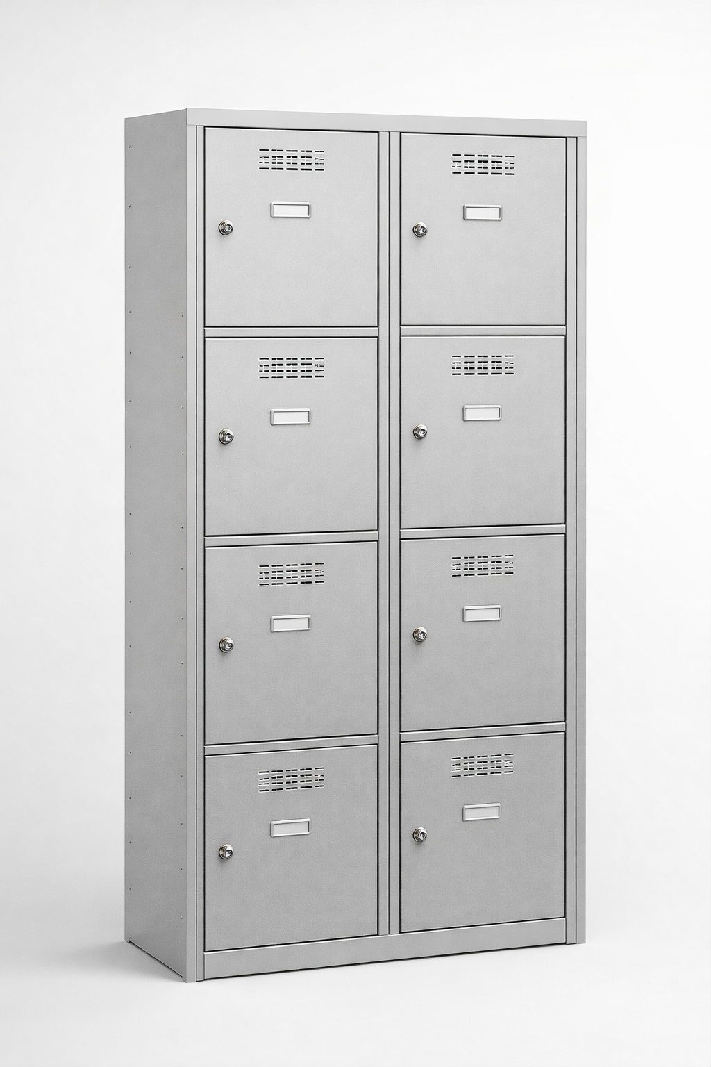 Schließfachschrank SUS 424 W st - die klare Aufteilung persönlicher Fächer in gemeinsam