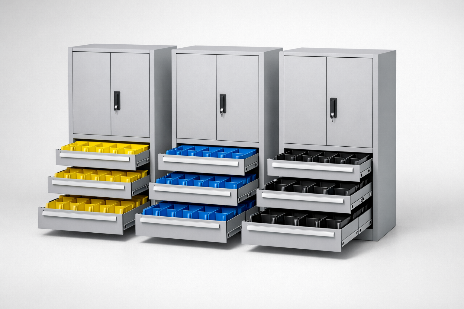 Werkstattschrank S3/h63 – 3 szt. - die Organisation von Werkzeugen, Komponenten und