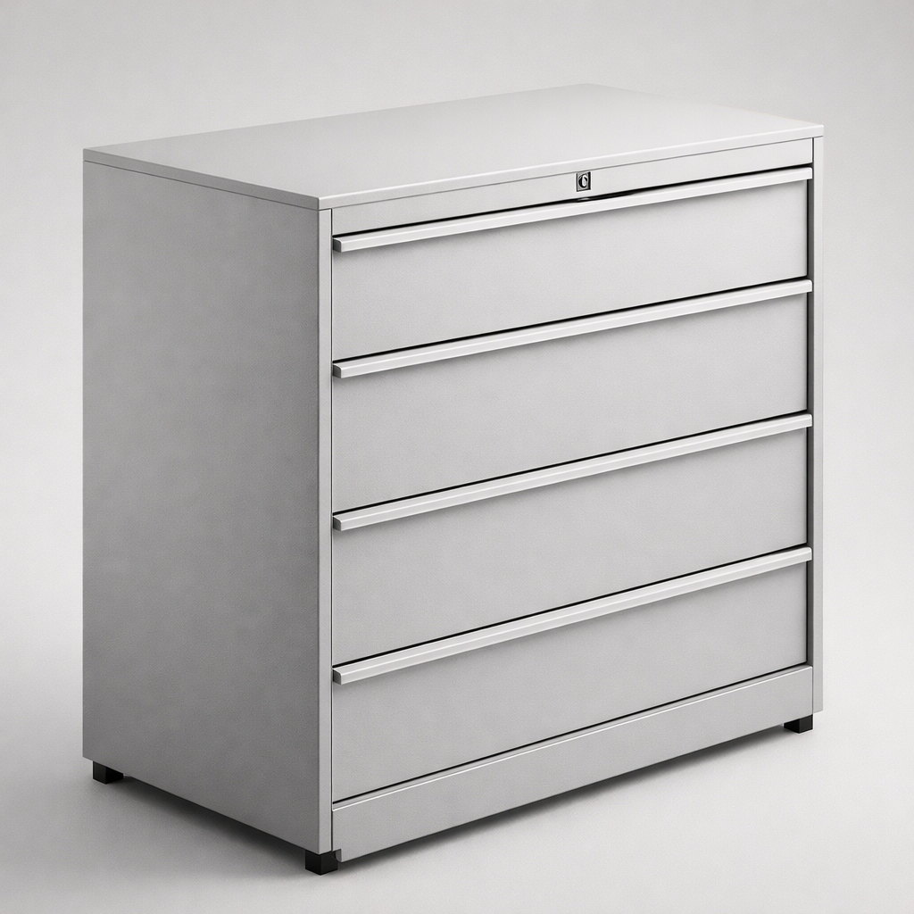 Werkstattschränke und Werkstattmöbel — Eine Familie von Werkstattschränken für Industrie, Instandhaltung, technische Nebenbereiche und professionelle Werkstätten.